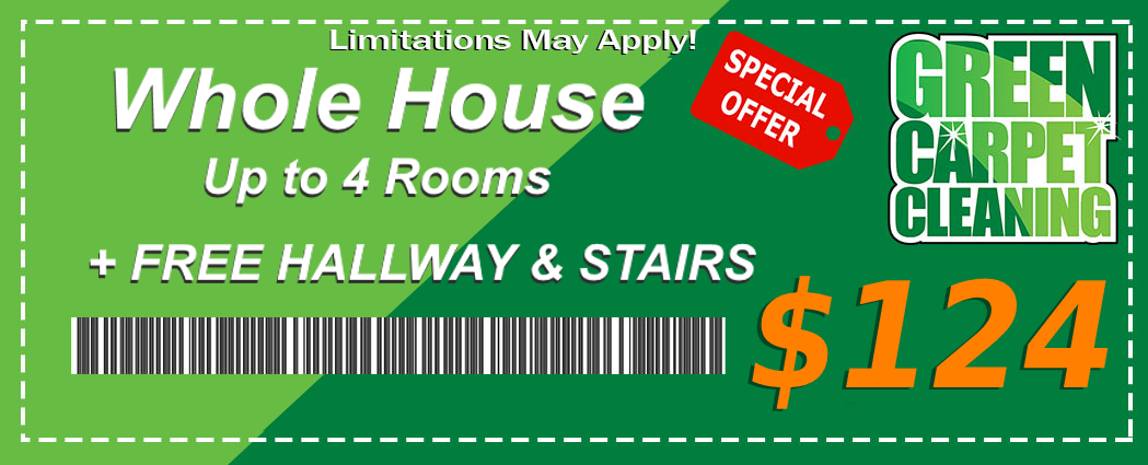 Whole House up to 4 rooms and free hallway coupon